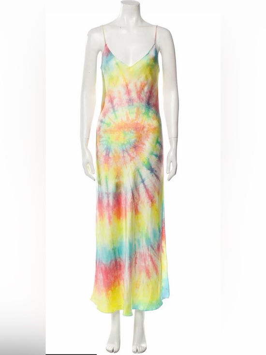 DANNIJO Dresses & Skirts - DANNIJO Silk Tie-Dye Slip Dress